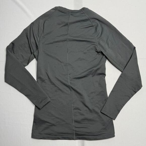 Nike Pro Dri-Fit Grey Long Sleeve Top Activewear Size Small - Picture 2 of 5